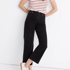 Madewell Slim Wide Legs in Lunar Wash